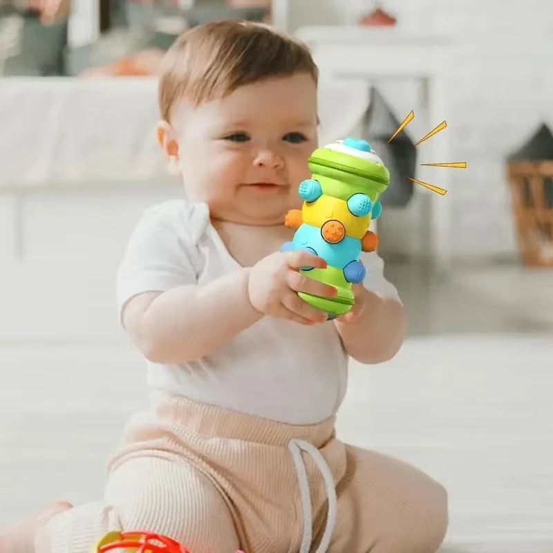 Jouet Montessori de Développement pour Bébés, Rouleau d'Activité Sensorielle