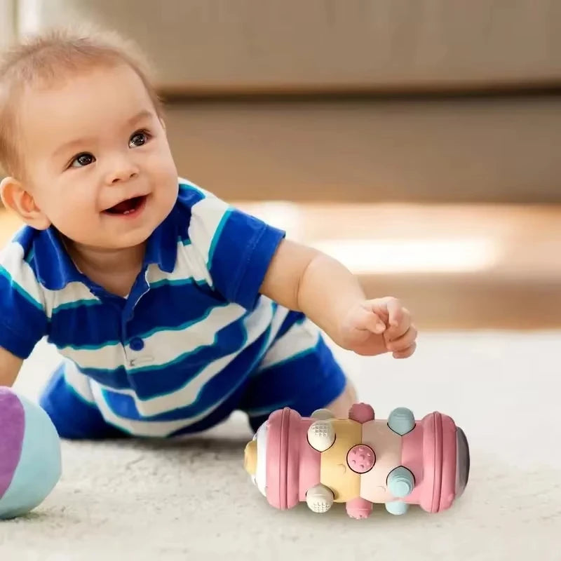 Jouet Montessori de Développement pour Bébés, Rouleau d'Activité Sensorielle