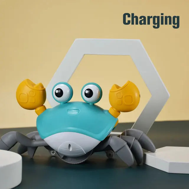 Crabe Musical Évasion – Jouet Interactif pour Bébé, Stimule le Développement et la Motricité