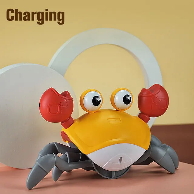 Crabe Musical Évasion – Jouet Interactif pour Bébé, Stimule le Développement et la Motricité